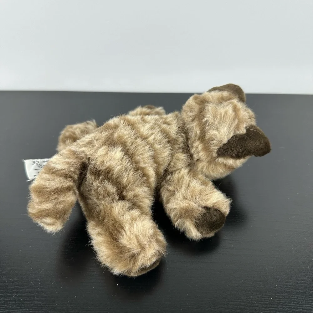 Russ Berrie Whiskers the Cat Plush Stuffed Animal Brown Tabby Kitty 7" Vintage - Picture 4 of 6